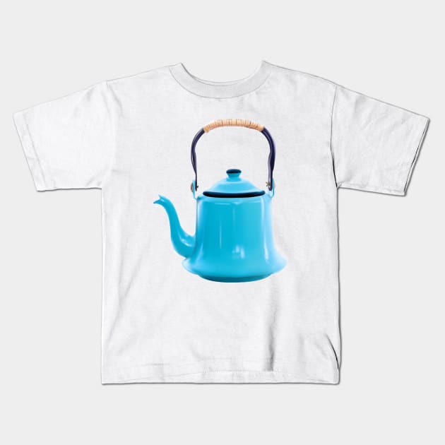 Vintage Coffee Pot Kids T-Shirt by SWON Design